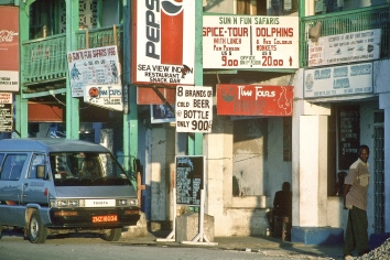 Werbung in Stone Town, Sansibar